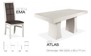 Stolica Ema + Sto Atlas