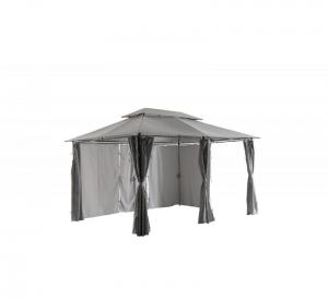 Metalna gazebo tenda Belize - sivi